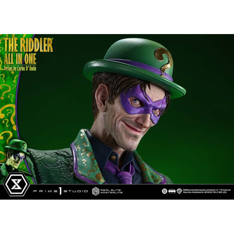 Prime 1 Studio - The Riddler All In One (Design di Carlos D'Anda) - Real Elite Masterline Serie 1/3