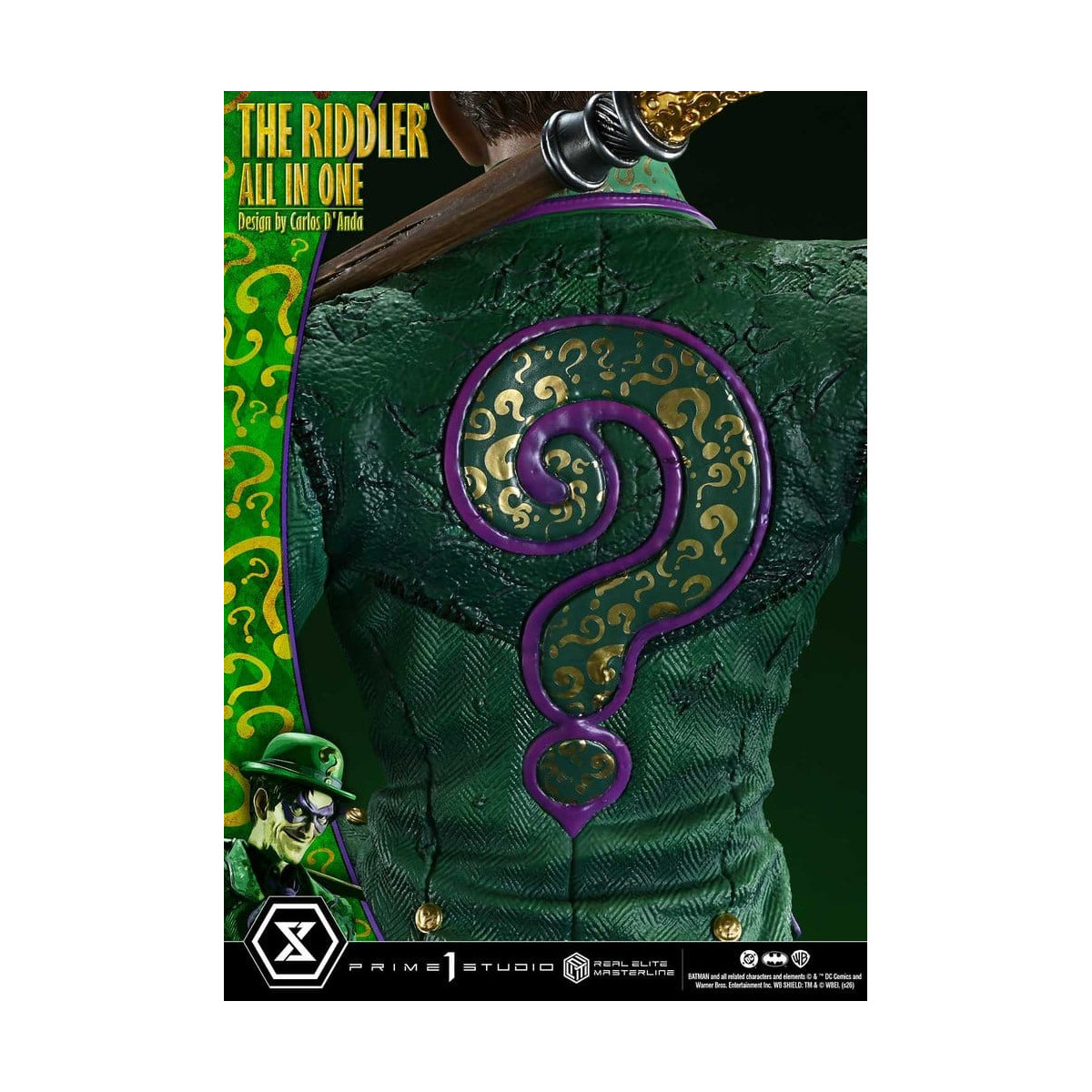 Prime 1 Studio - The Riddler All In One (Design di Carlos D'Anda) - Real Elite Masterline Serie 1/3