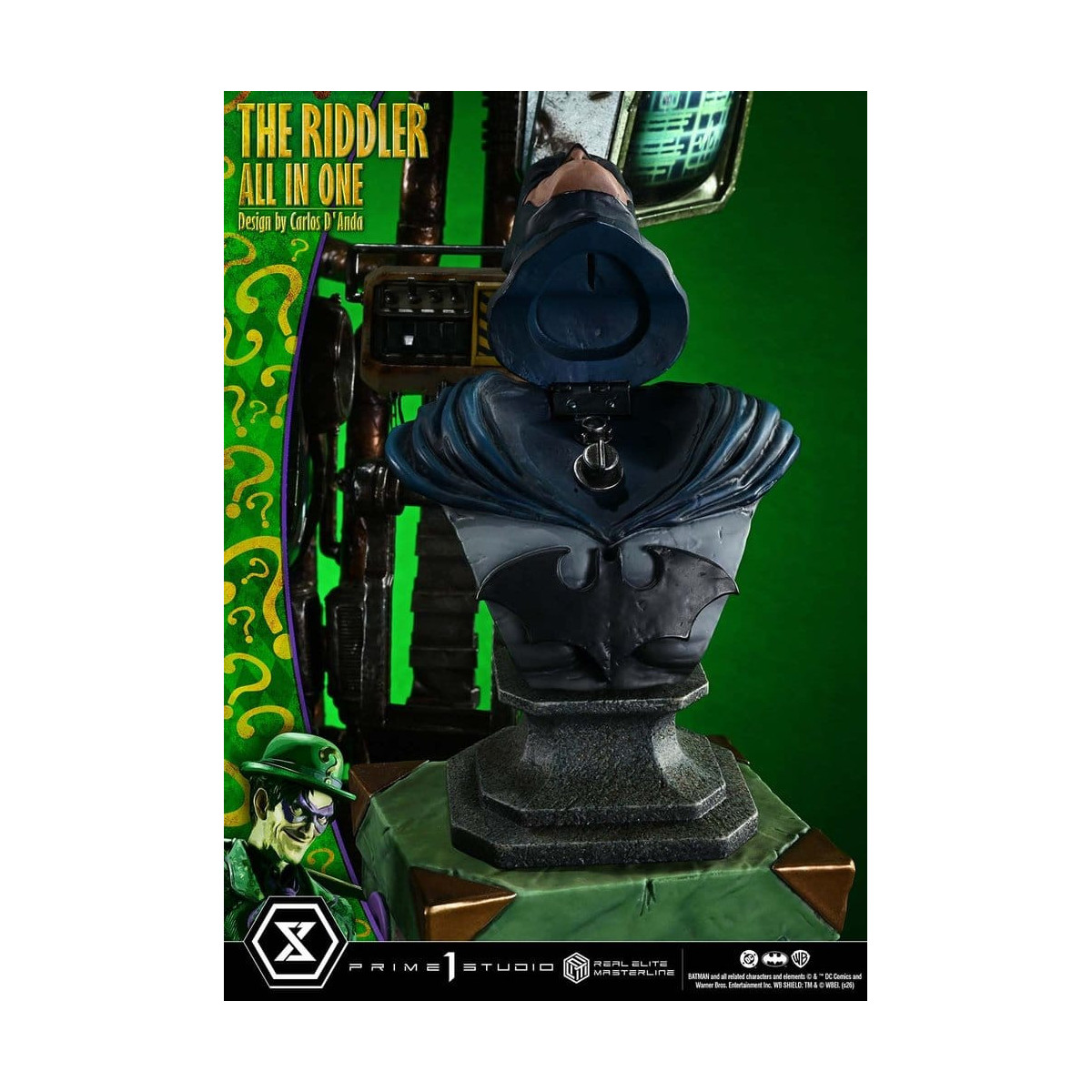 Prime 1 Studio - The Riddler All In One (Design di Carlos D'Anda) - Real Elite Masterline Serie 1/3