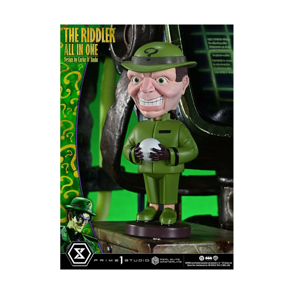 Prime 1 Studio - The Riddler All In One (Design di Carlos D'Anda) - Real Elite Masterline Serie 1/3