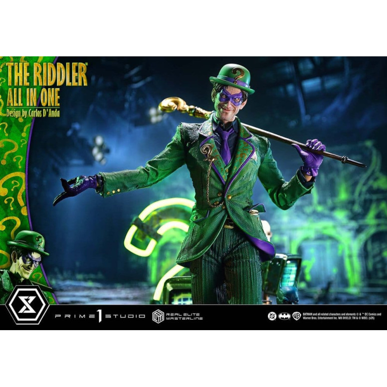 Prime 1 Studio - The Riddler All In One (Design di Carlos D'Anda) - Real Elite Masterline Serie 1/3