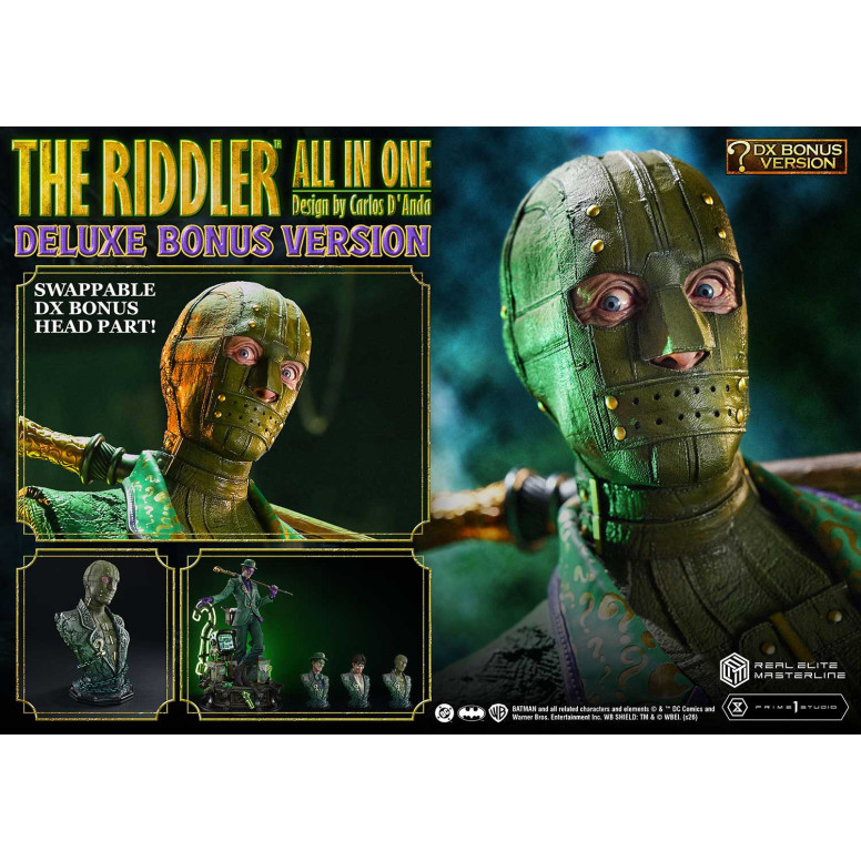 Prime 1 Studio - The Riddler All In One (Design di Carlos D'Anda) Versione Bonus DX - Real Elite Masterline Serie 1/3
