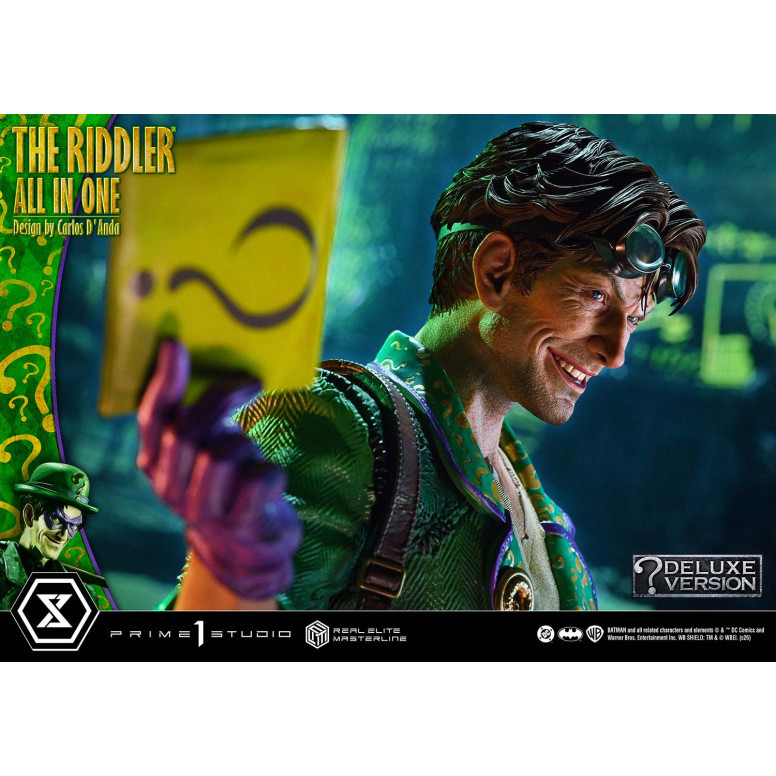 Prime 1 Studio - The Riddler All In One (Design di Carlos D'Anda) Versione Bonus DX - Real Elite Masterline Serie 1/3