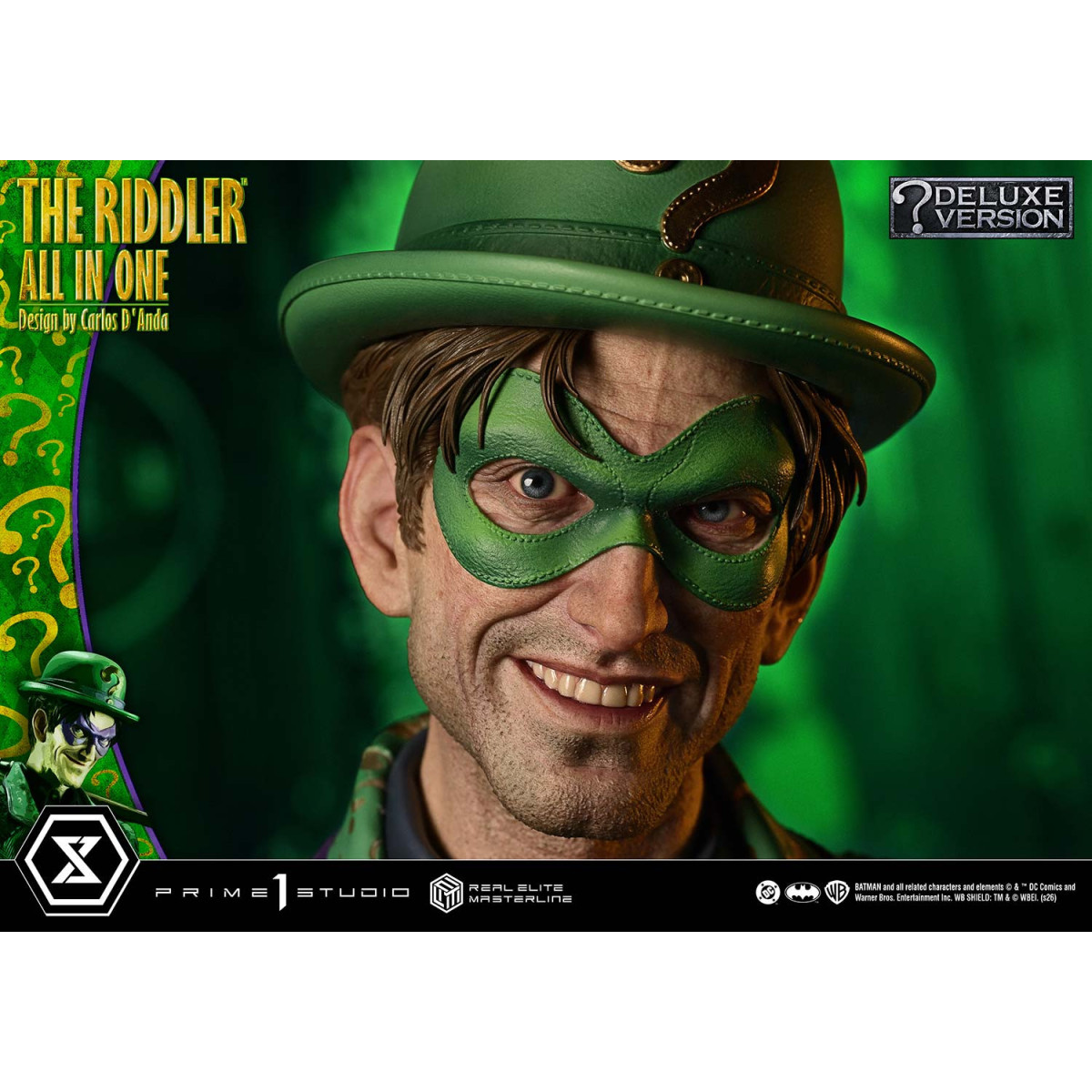 Prime 1 Studio - The Riddler All In One (Design di Carlos D'Anda) Versione Bonus DX - Real Elite Masterline Serie 1/3