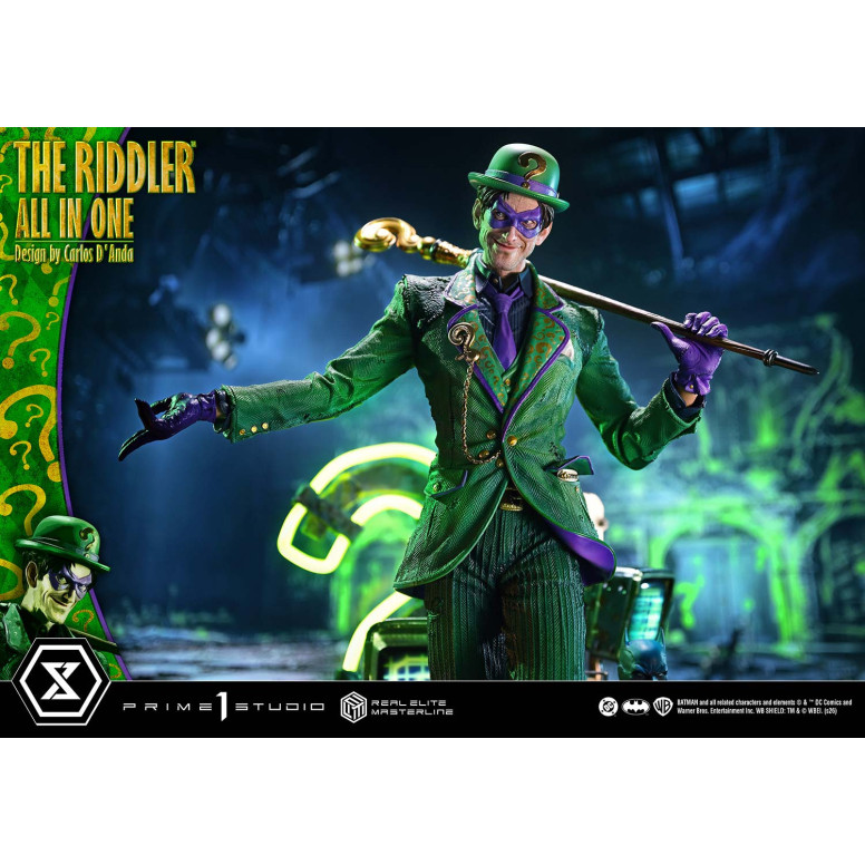Prime 1 Studio - The Riddler All In One (Design di Carlos D'Anda) Versione Bonus DX - Real Elite Masterline Serie 1/3