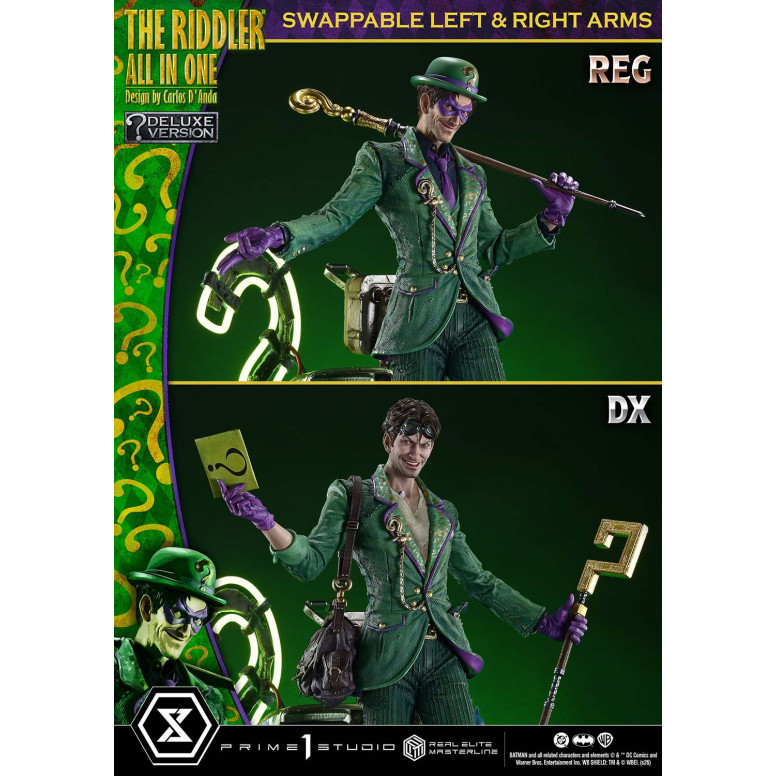 Prime 1 Studio - The Riddler All In One (Design di Carlos D'Anda) Versione Bonus DX - Real Elite Masterline Serie 1/3