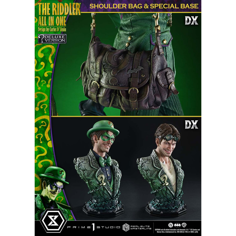 Prime 1 Studio - The Riddler All In One (Design di Carlos D'Anda) Versione Bonus DX - Real Elite Masterline Serie 1/3