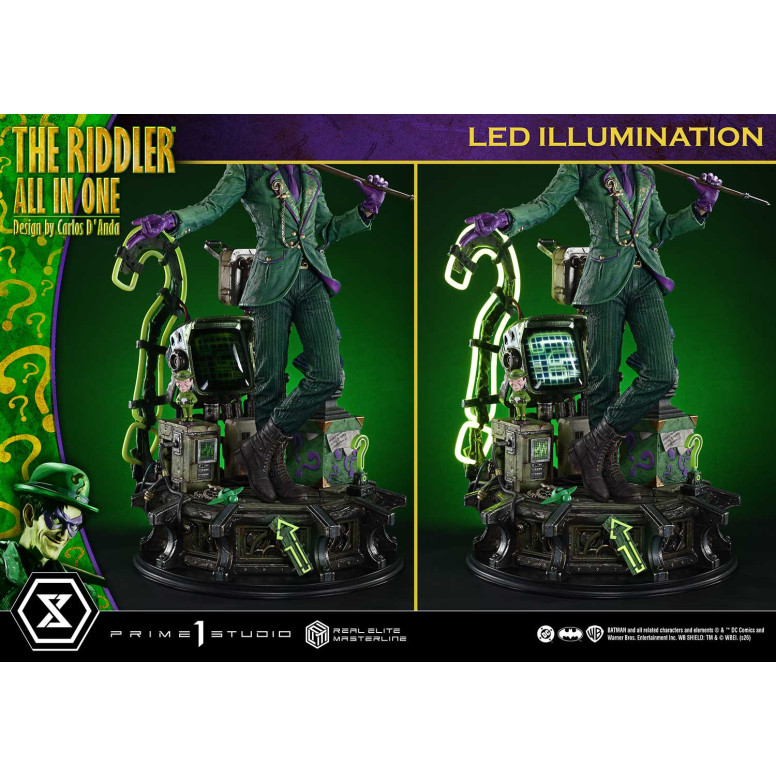 Prime 1 Studio - The Riddler All In One (Design di Carlos D'Anda) Versione Bonus DX - Real Elite Masterline Serie 1/3