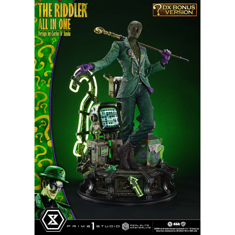 Prime 1 Studio - The Riddler All In One (Design di Carlos D'Anda) Versione Bonus DX - Real Elite Masterline Serie 1/3