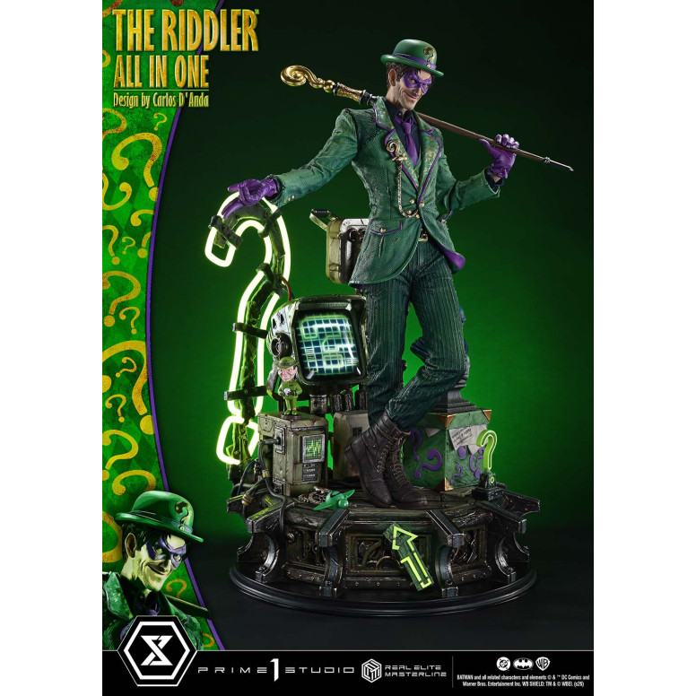 Prime 1 Studio - The Riddler All In One (Design di Carlos D'Anda) Versione Bonus DX - Real Elite Masterline Serie 1/3