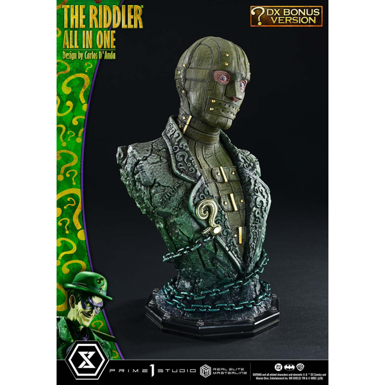 Prime 1 Studio - The Riddler All In One (Design di Carlos D'Anda) Versione Bonus DX - Real Elite Masterline Serie 1/3