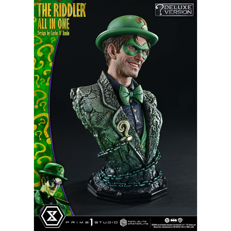 Prime 1 Studio - The Riddler All In One (Design di Carlos D'Anda) Versione Bonus DX - Real Elite Masterline Serie 1/3
