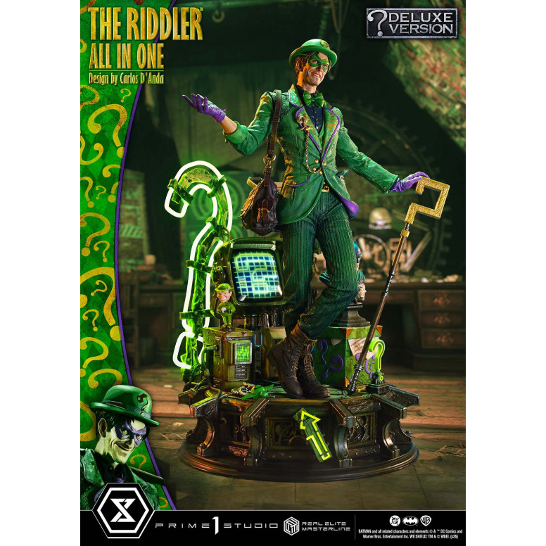Prime 1 Studio - The Riddler All In One (Design di Carlos D'Anda) Versione Bonus DX - Real Elite Masterline Serie 1/3