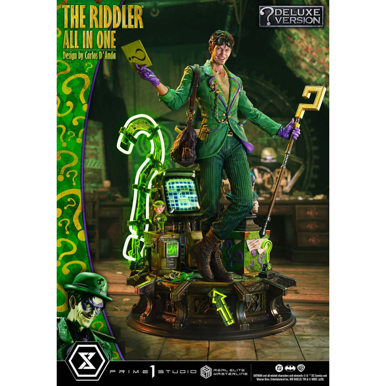 Prime 1 Studio - The Riddler All In One (Design di Carlos D'Anda) Versione Bonus DX - Real Elite Masterline Serie 1/3