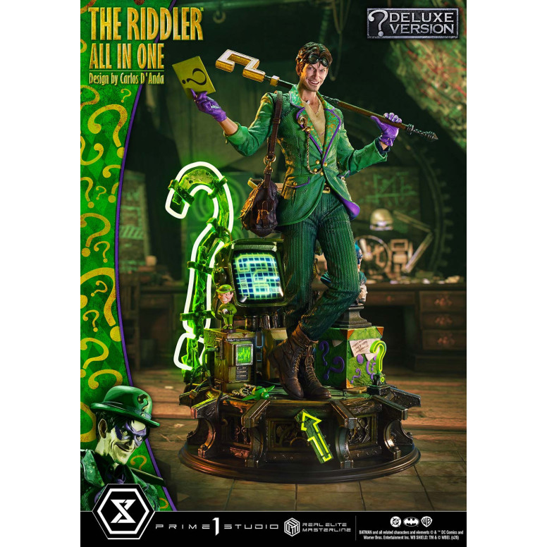 Prime 1 Studio - The Riddler All In One (Design di Carlos D'Anda) Versione Bonus DX - Real Elite Masterline Serie 1/3