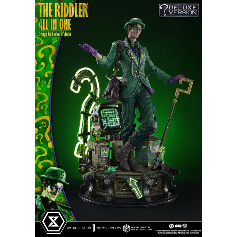 Prime 1 Studio - The Riddler All In One (Design di Carlos D'Anda) Versione Bonus DX - Real Elite Masterline Serie 1/3