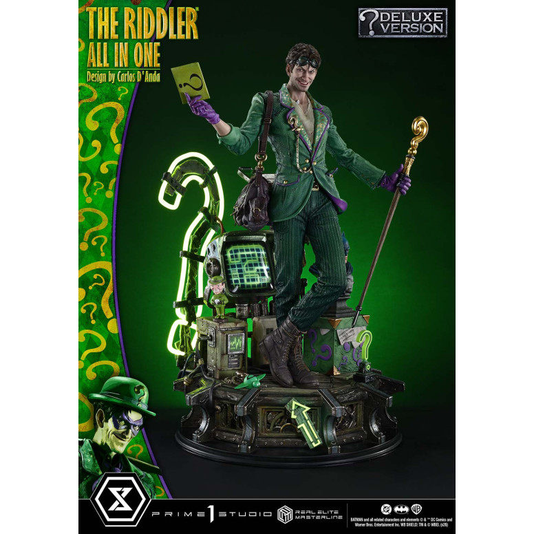 Prime 1 Studio - The Riddler All In One (Design di Carlos D'Anda) Versione Bonus DX - Real Elite Masterline Serie 1/3