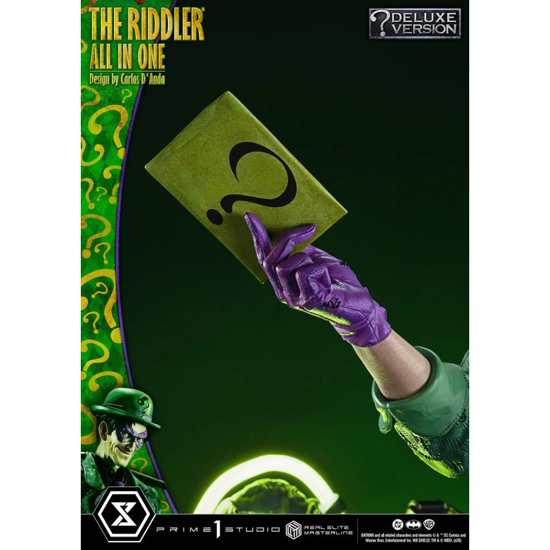 Prime 1 Studio - The Riddler All In One (Design di Carlos D'Anda) Versione Bonus DX - Real Elite Masterline Serie 1/3