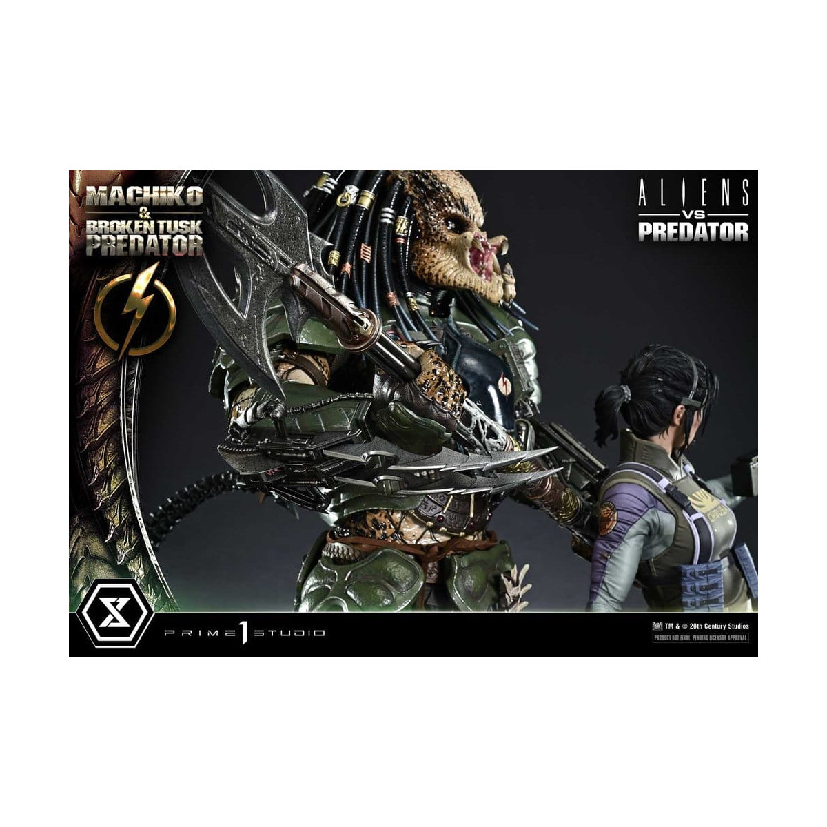 Prime 1 Studio - Aliens vs. Predator (Fumetto) - Machiko & Broken Tusk Ultimate Premium Masterline Serie 1/4