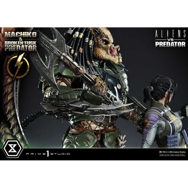 Prime 1 Studio - Aliens vs. Predator (Fumetto) - Machiko & Broken Tusk Ultimate Premium Masterline Serie 1/4
