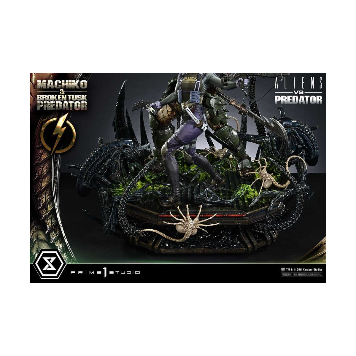 Prime 1 Studio - Aliens vs. Predator (Fumetto) - Machiko & Broken Tusk Ultimate Premium Masterline Serie 1/4