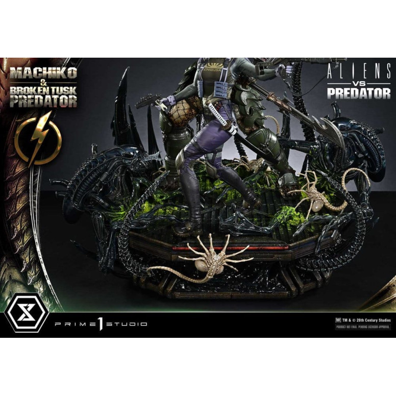 Prime 1 Studio - Aliens vs. Predator (Fumetto) - Machiko & Broken Tusk Ultimate Premium Masterline Serie 1/4