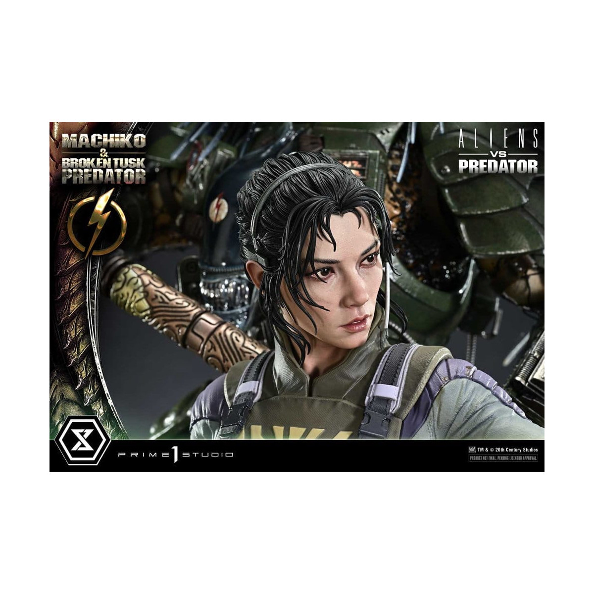 Prime 1 Studio - Aliens vs. Predator (Fumetto) - Machiko & Broken Tusk Ultimate Premium Masterline Serie 1/4