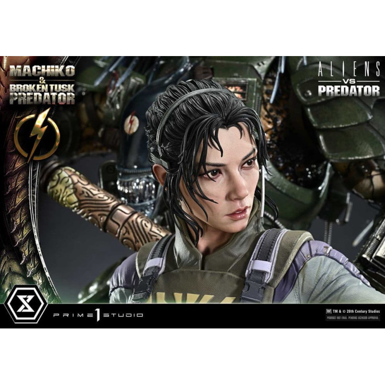 Prime 1 Studio - Aliens vs. Predator (Fumetto) - Machiko & Broken Tusk Ultimate Premium Masterline Serie 1/4