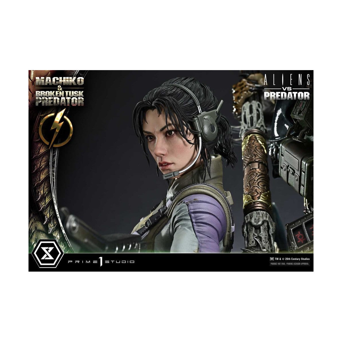 Prime 1 Studio - Aliens vs. Predator (Fumetto) - Machiko & Broken Tusk Ultimate Premium Masterline Serie 1/4