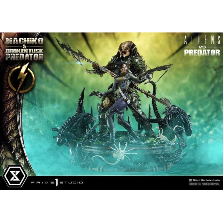 Prime 1 Studio - Aliens vs. Predator (Fumetto) - Machiko & Broken Tusk Ultimate Premium Masterline Serie 1/4