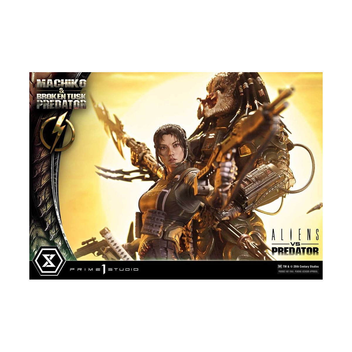 Prime 1 Studio - Aliens vs. Predator (Fumetto) - Machiko & Broken Tusk Ultimate Premium Masterline Serie 1/4
