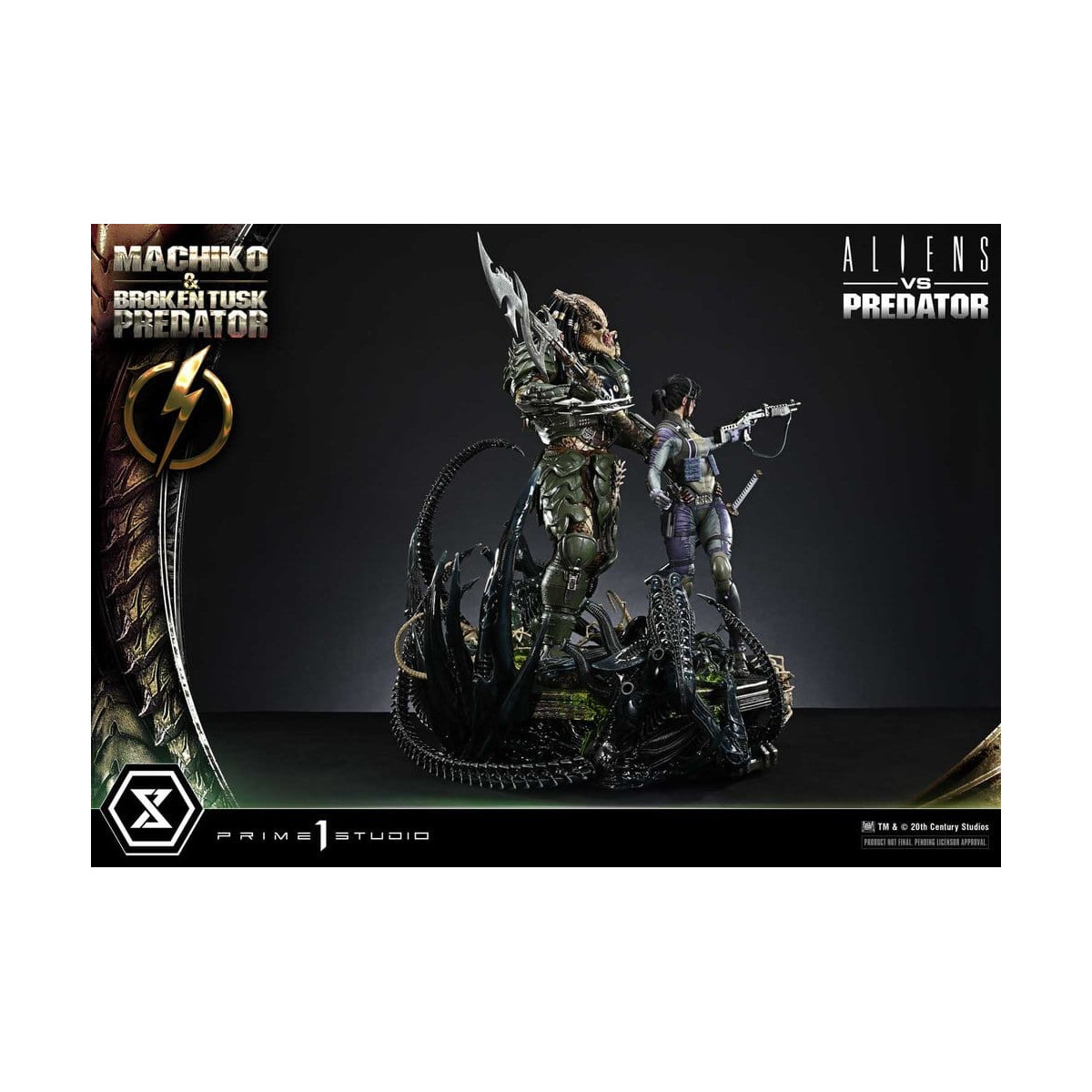 Prime 1 Studio - Aliens vs. Predator (Fumetto) - Machiko & Broken Tusk Ultimate Premium Masterline Serie 1/4
