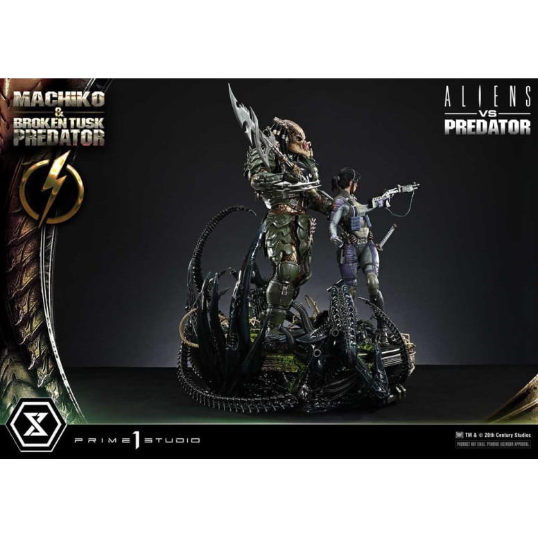 Prime 1 Studio - Aliens vs. Predator (Fumetto) - Machiko & Broken Tusk Ultimate Premium Masterline Serie 1/4
