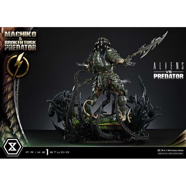 Prime 1 Studio - Aliens vs. Predator (Fumetto) - Machiko & Broken Tusk Ultimate Premium Masterline Serie 1/4