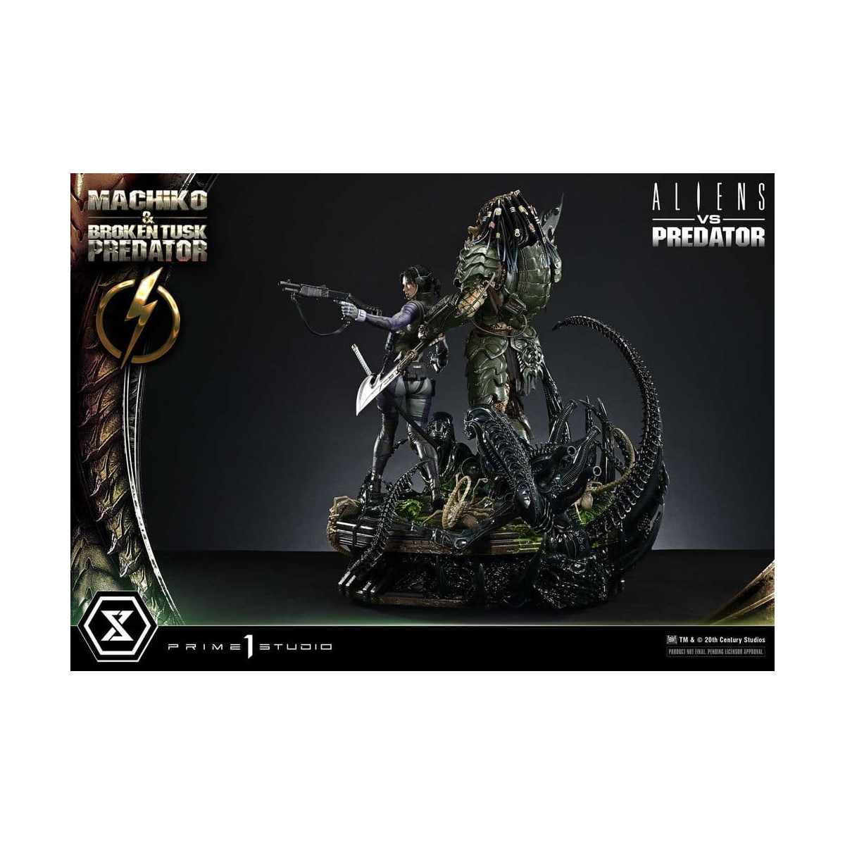 Prime 1 Studio - Aliens vs. Predator (Fumetto) - Machiko & Broken Tusk Ultimate Premium Masterline Serie 1/4