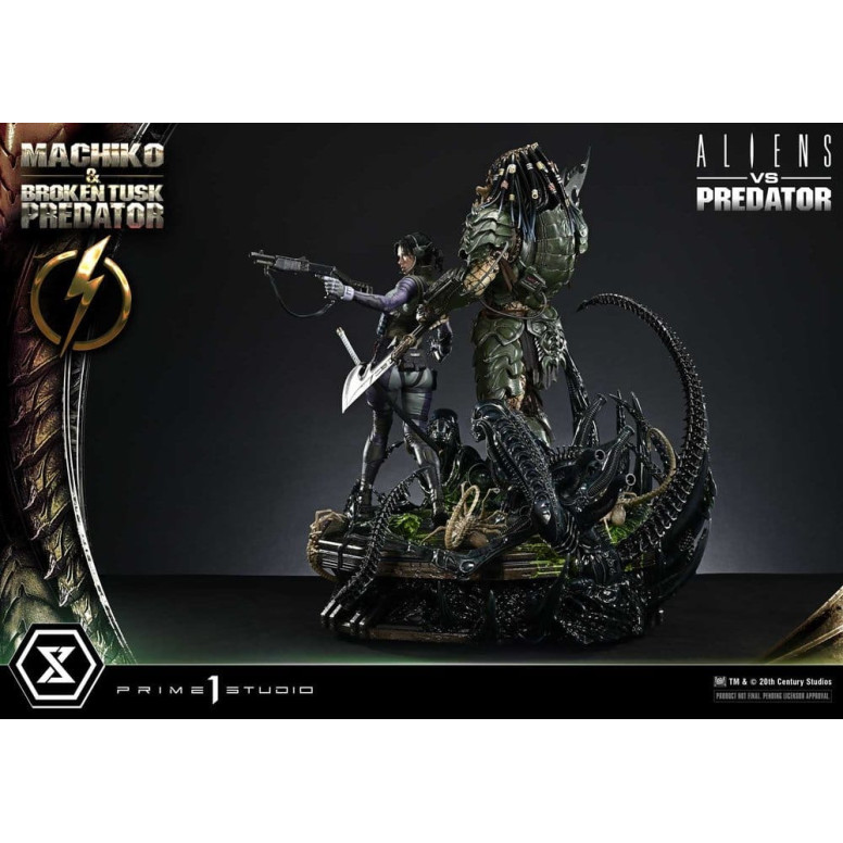 Prime 1 Studio - Aliens vs. Predator (Fumetto) - Machiko & Broken Tusk Ultimate Premium Masterline Serie 1/4