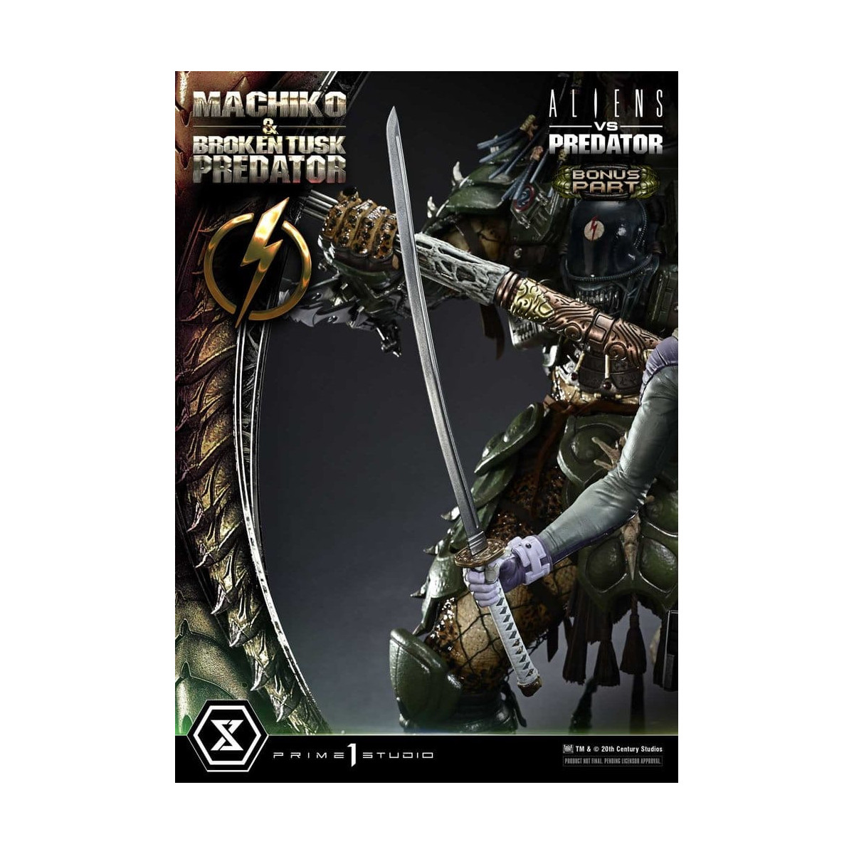 Prime 1 Studio - Aliens vs. Predator (Fumetto) - Machiko & Broken Tusk DX Bonus Version Ultimate Premium Masterline Series 1/4