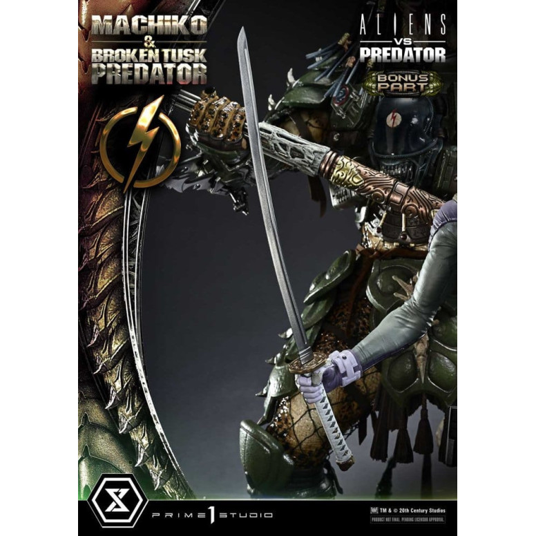 Prime 1 Studio - Aliens vs. Predator (Fumetto) - Machiko & Broken Tusk DX Bonus Version Ultimate Premium Masterline Series 1/4