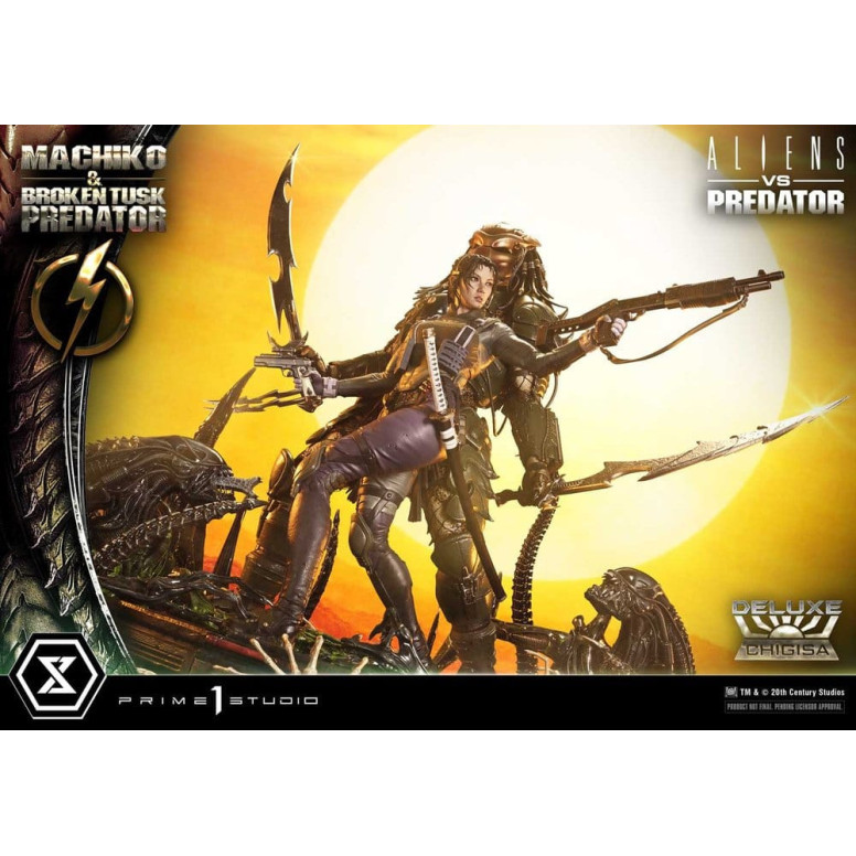Prime 1 Studio - Aliens vs. Predator (Fumetto) - Machiko & Broken Tusk DX Bonus Version Ultimate Premium Masterline Series 1/4