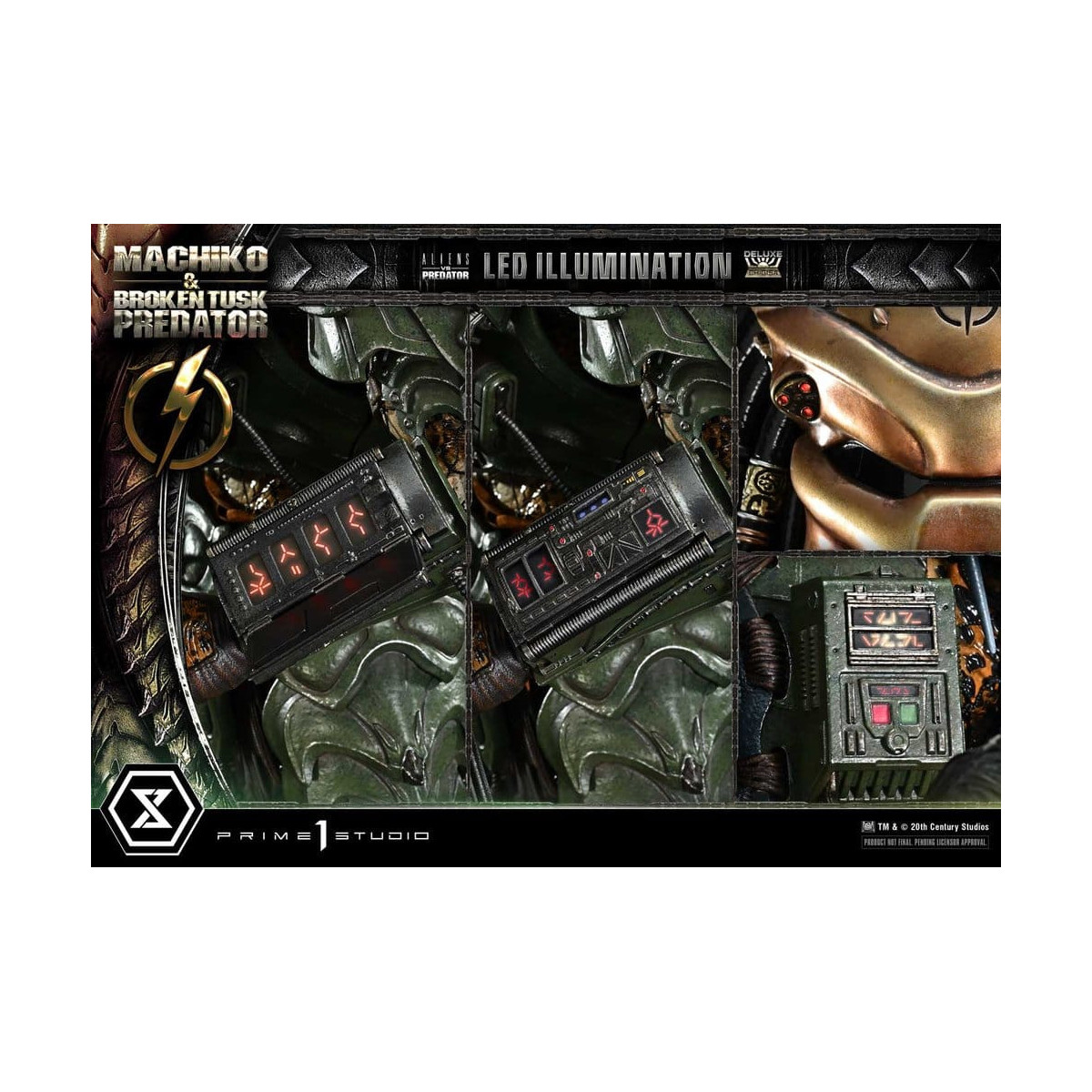 Prime 1 Studio - Aliens vs. Predator (Fumetto) - Machiko & Broken Tusk DX Bonus Version Ultimate Premium Masterline Series 1/4