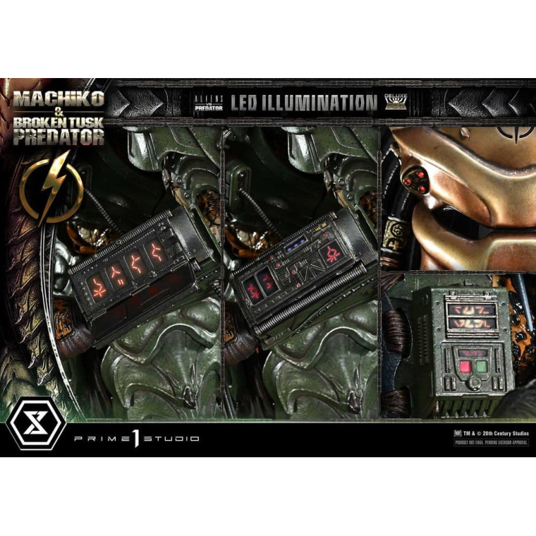 Prime 1 Studio - Aliens vs. Predator (Fumetto) - Machiko & Broken Tusk DX Bonus Version Ultimate Premium Masterline Series 1/4