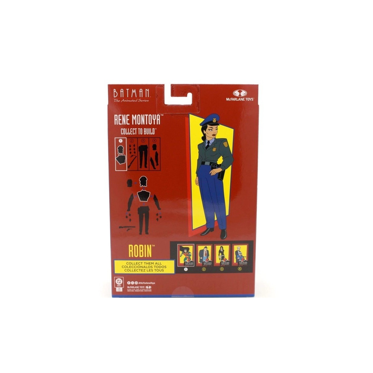 Mc Farlane DC Direct - Robin (Black & Red) BAF Rene Montoya - Batman: The , 1992 Animated Series