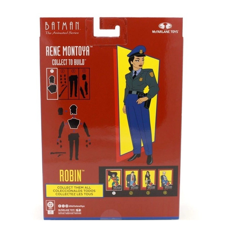 Mc Farlane DC Direct - Robin (Black & Red) BAF Rene Montoya - Batman: The , 1992 Animated Series