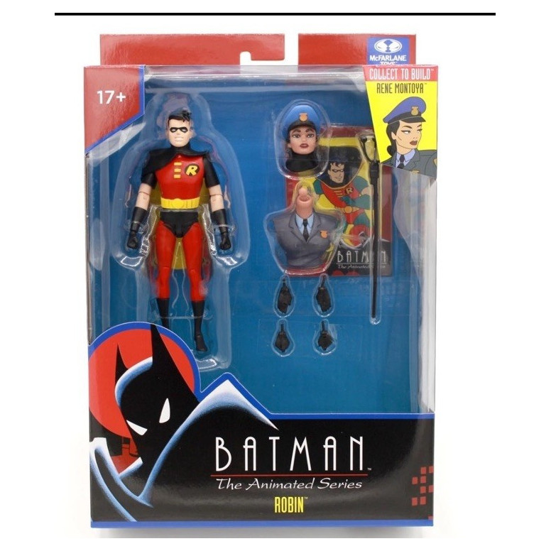 Mc Farlane DC Direct - Robin (Black & Red) BAF Rene Montoya - Batman: The , 1992 Animated Series