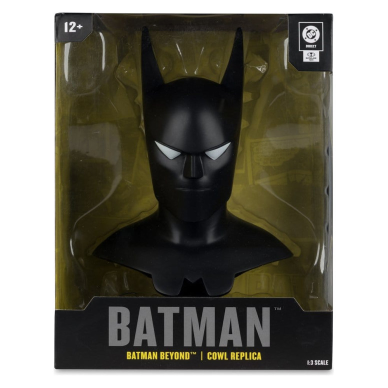 Mc Farlane DC Direct - Replica del cappuccio di Batman Beyond (animazione) in scala 1/3 - Maschera di Batman