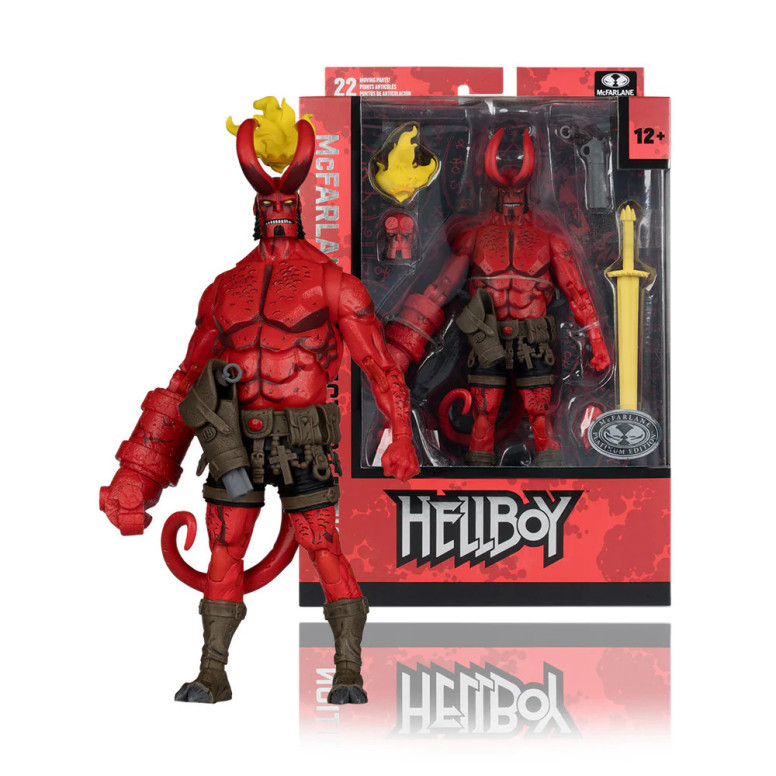Mc Farlane - Hellboy, edizione da collezione, variante Chase 1/12 - Edizione Platinum