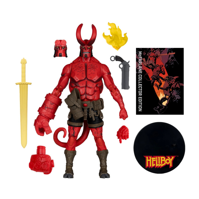 Mc Farlane - Hellboy, edizione da collezione, variante Chase 1/12 - Edizione Platinum
