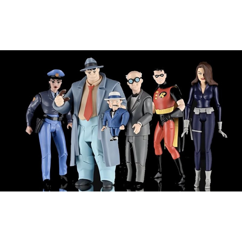 Mc Farlane DC Direct - DETECTIVE HARVEY BULLOCK, BAF Rene Montoya - Batman: The , 1992 Animated Series
