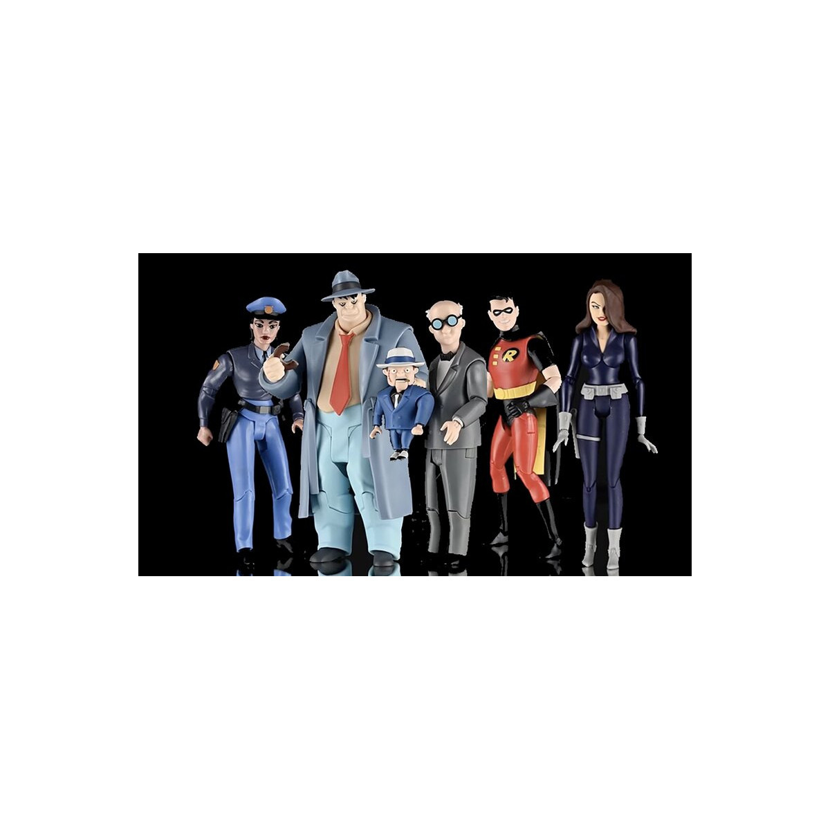 Mc Farlane DC Direct - Robin (Black & Red) BAF Rene Montoya - Batman: The , 1992 Animated Series