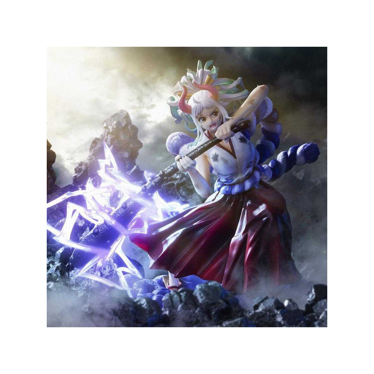 Bandai One Piece - Thunder Bagua (Battle Scarred Ver.) EDIZIONE ESCLUSIVA - Battle Yamato Figuarts Zero Extra